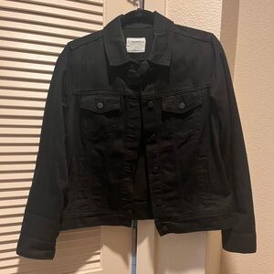 Old Navy Women's Black Jean Jacket